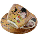 Gustav Klimt Kiss porcelain cup and saucer 280ml 1