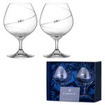 Brandy Glass Crystal Glass Set Silhouette 4