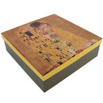 Porcelán Tányér Szett Gustav Klimt Csók 5