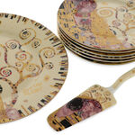 Set of Porcelain Plates kiss by Gustav Klimt 6