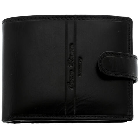 Men's Corvo Luxury Black Leather Wallet