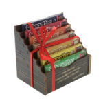 Chocolate gift for every day in a wooden holder 10