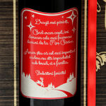 Christmas gift for parents personalized bottle with glasses 6