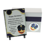 Personalized police officer gift on slate