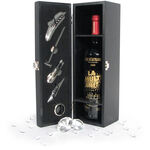 Wine bottle box with accessories 1