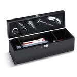 Wine bottle box with accessories 3