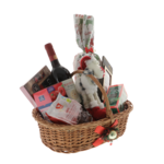 Santa's Reindeer Christmas gift basket with wishes 2