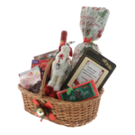 Santa's Reindeer Christmas gift basket with wishes 3