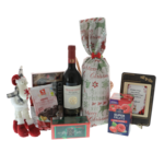 Santa's Reindeer Christmas gift basket with wishes 4