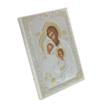 Ortodox ezüstözött ikon Szent Család Exkluzív 26cm 4