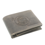Zodiac Leo brown natural leather men's wallet 2