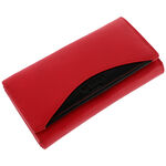 Women's wallet La Scala Luxury red black RFID 1