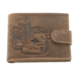 Poker Wallet – Genuine Brown Leather