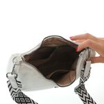 White lady's bag with etui and change strap 7