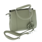 Olive green lady's bag Green Rose 30x20cm