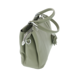 Olive green lady's bag Green Rose 30x20cm 4