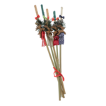 Set of 5 Sain Nick bamboo reindeer sticks with string