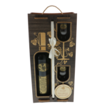 Godparents Proposal Gift Set – Personalized Wine Bottle with Glasses