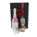 Personalized Moet Ice Imperial Rose gift set