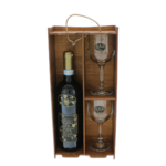 As You Get Old gift set wine with glasses in wooden box 7