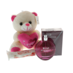 Gift set for girlfriend with teddy bear and perfume water 6