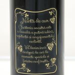 Set cadou Nunta de Aur vin personalizat cu pahare cutie lemn 8