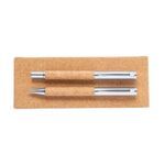 Pen and metal roller set with cork in gift box Odegor 2