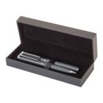 Gray metallic pen and roller set in gift box Stripo 2