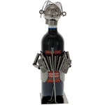 Musician bottle holder with wine 2