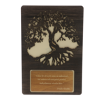 Painting tree of life with message when you want 40cm