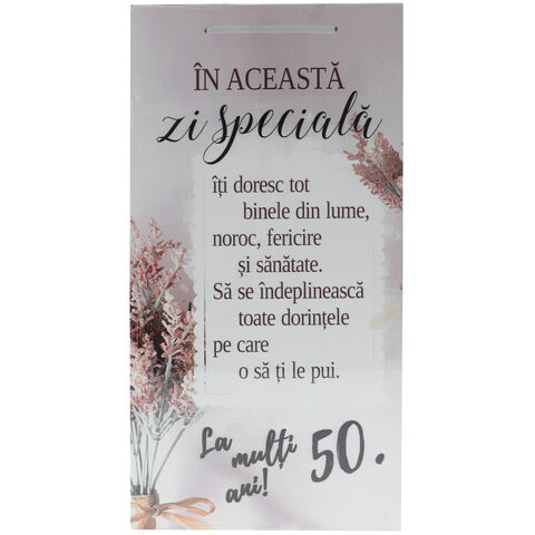 Tábla üzenettel 50 év