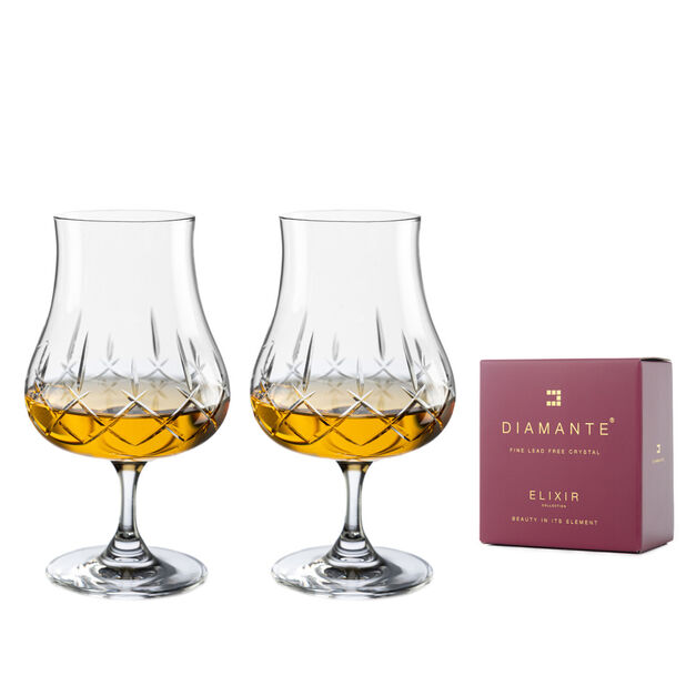 Set of 2 Brandy Glass Set with Gift Box in Lead Free Crystal